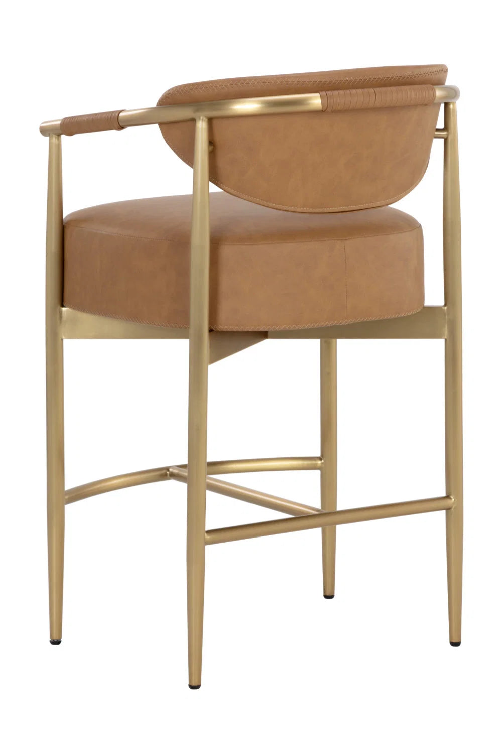 Luxury Upholstered Modern Counter Stool European Style for Villa