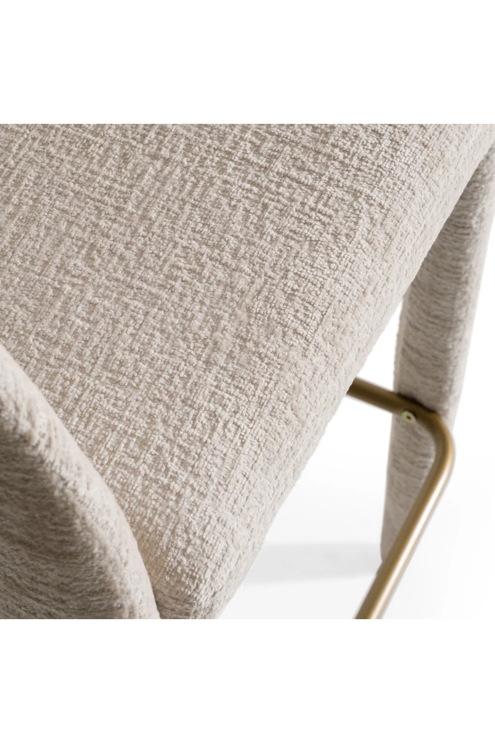 Luxury Upholstered Modern Counter Stool European Style for Villa