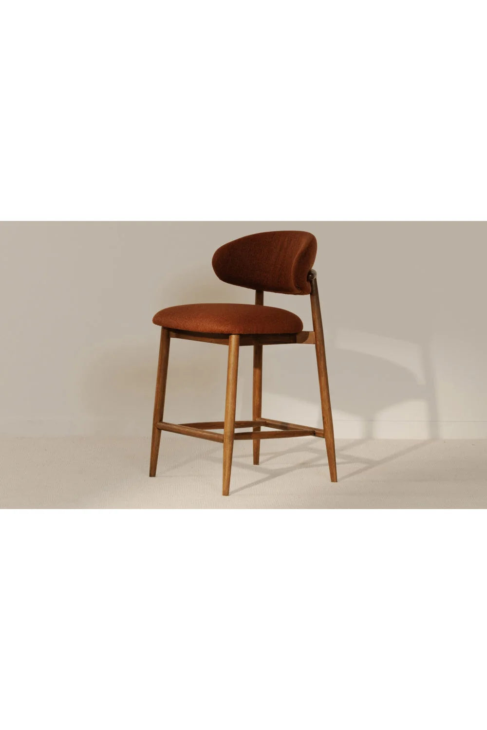 Luxury Upholstered Modern Counter Stool European Style for Villa