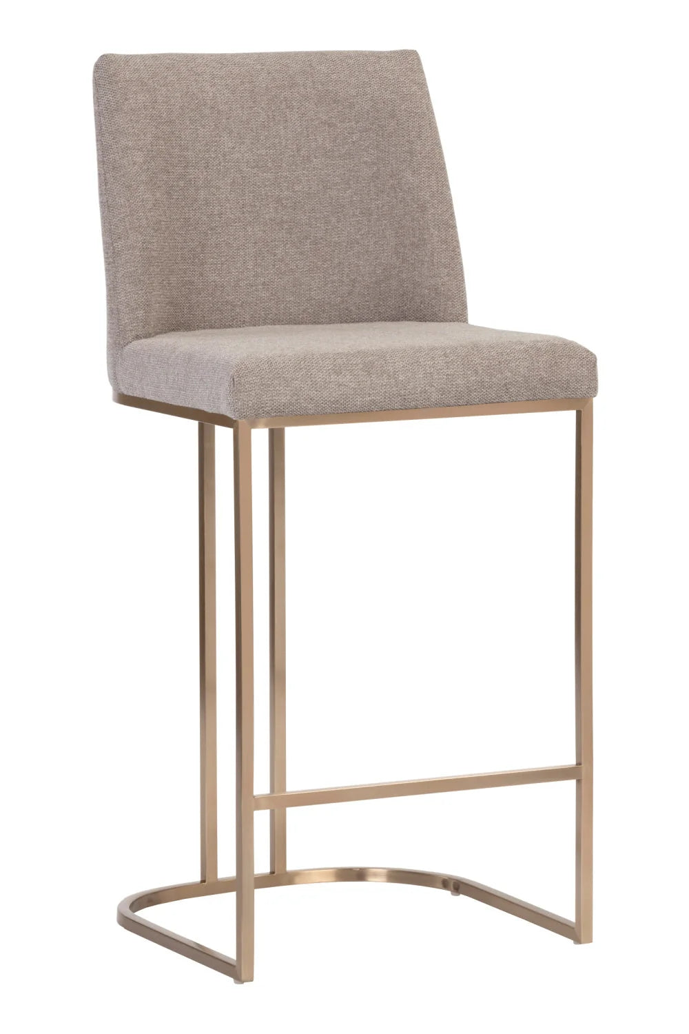 Luxury Upholstered Modern Counter Stool European Style for Villa