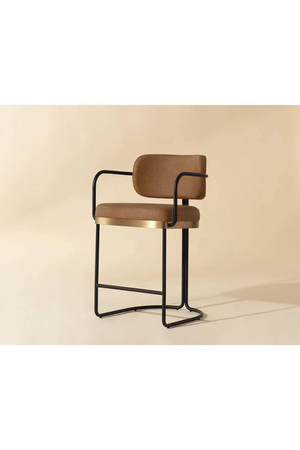 Luxury Upholstered Modern Counter Stool European Style for Villa