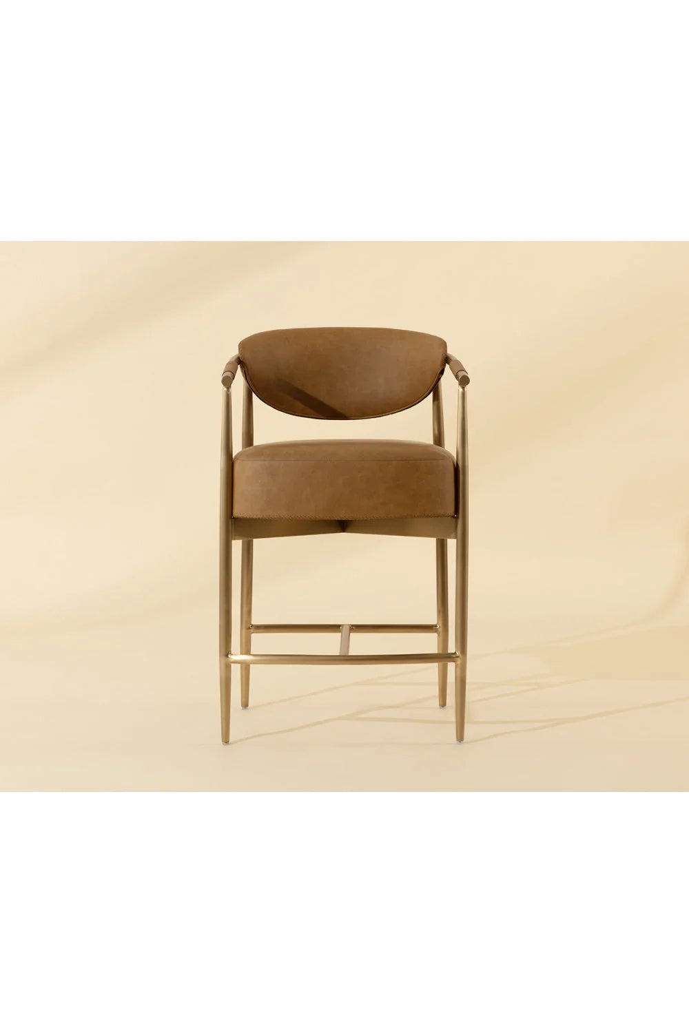 Luxury Upholstered Modern Counter Stool European Style for Villa