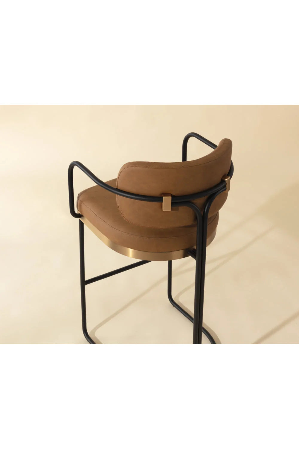 Luxury Upholstered Modern Counter Stool European Style for Villa