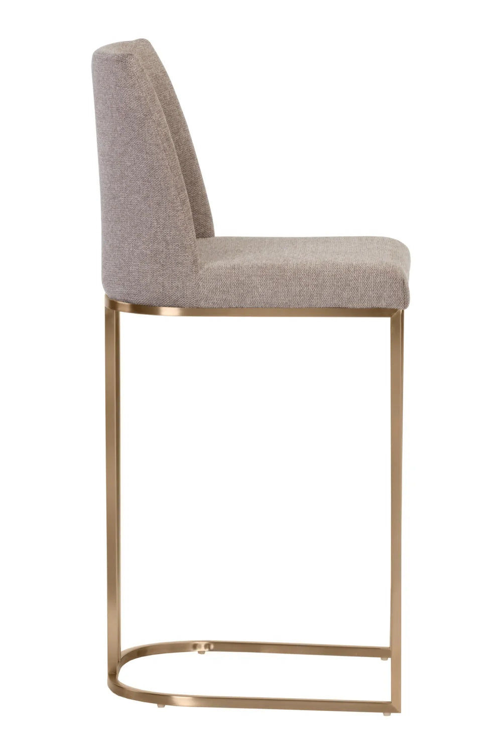 Luxury Upholstered Modern Counter Stool European Style for Villa