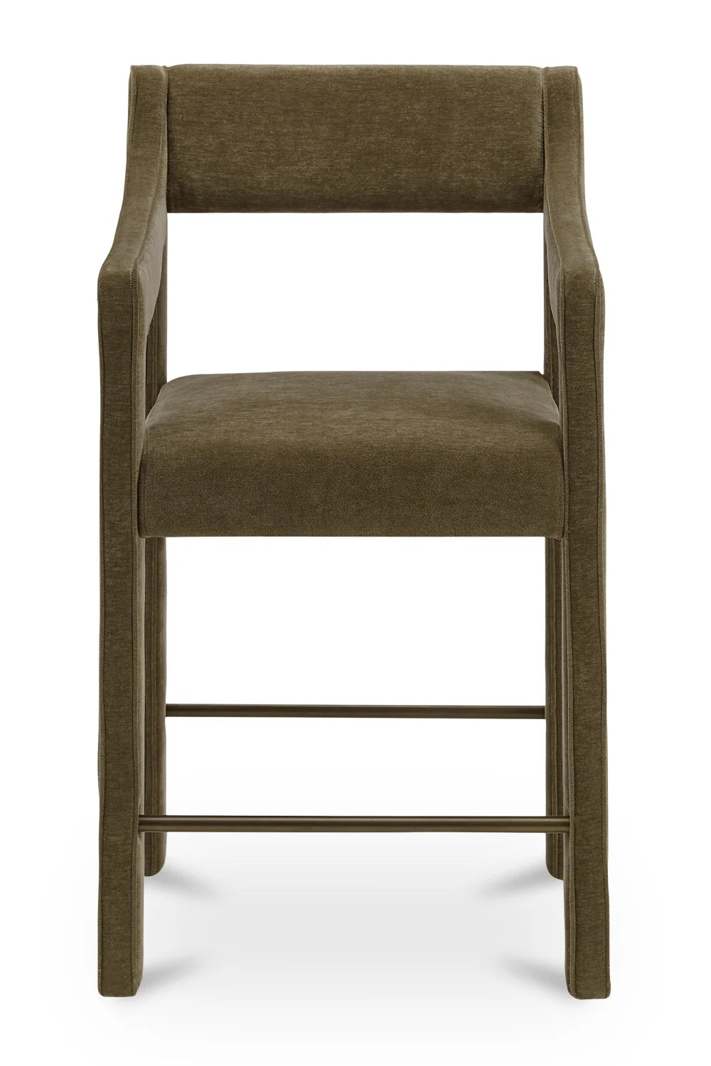 Luxury Upholstered Modern Counter Stool European Style for Villa