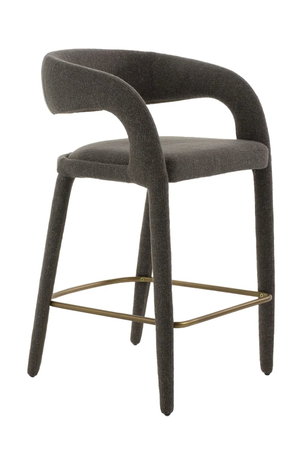 Luxury Upholstered Modern Counter Stool European Style for Villa