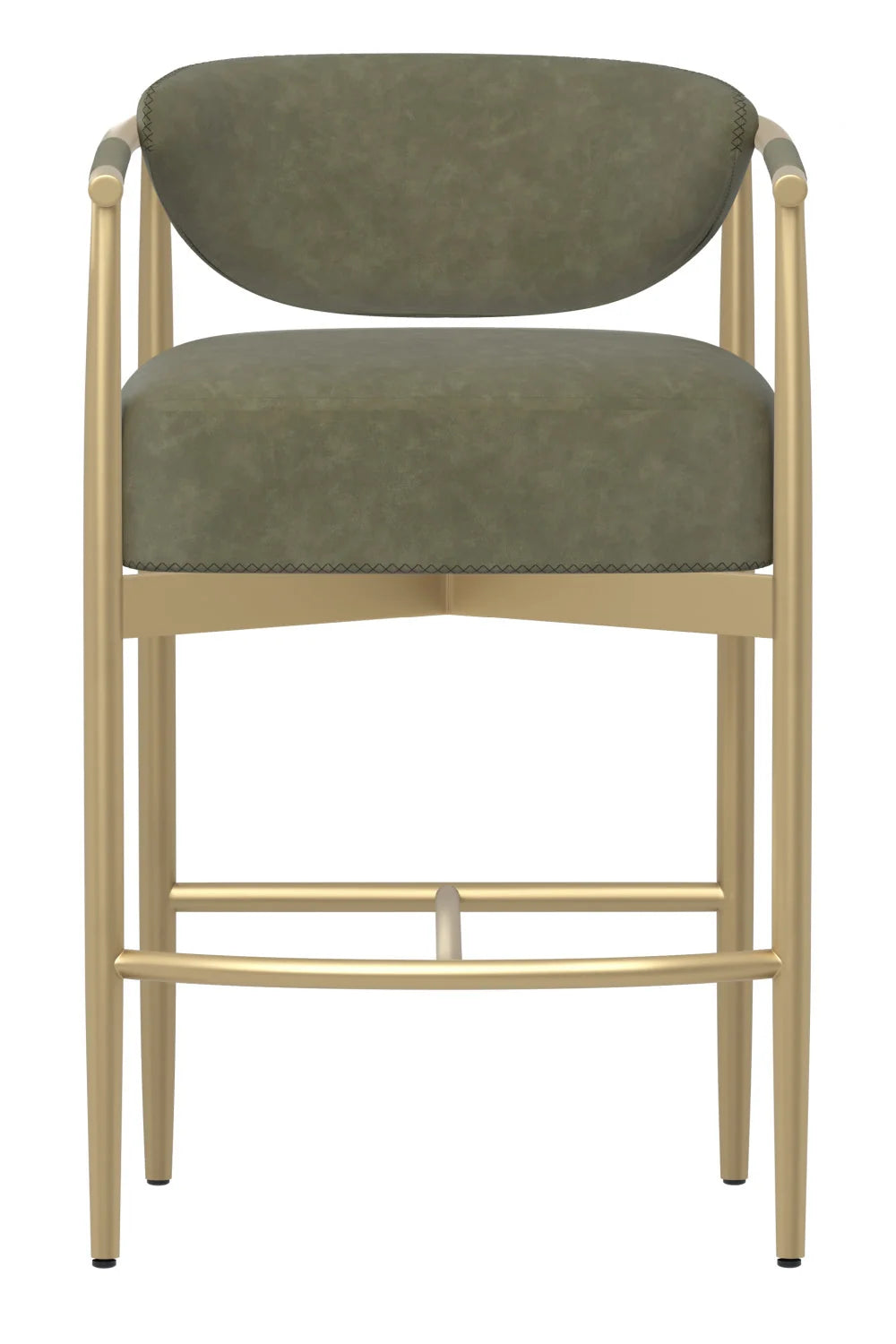 Luxury Upholstered Modern Counter Stool European Style for Villa