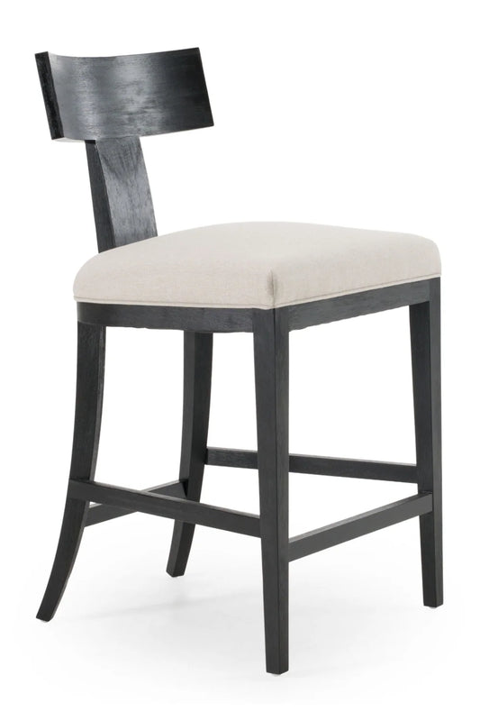 Luxury Upholstered Modern Counter Stool European Style for Villa