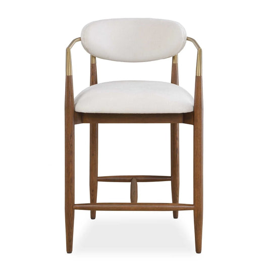 Luxury Upholstered Modern Counter Stool European Style for Villa