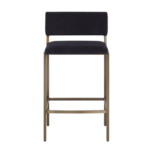 Luxury Upholstered Modern Counter Stool European Style for Villa