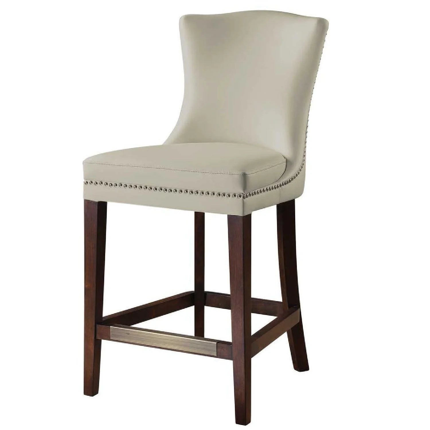 Luxury Upholstered Modern Counter Stool European Style for Villa