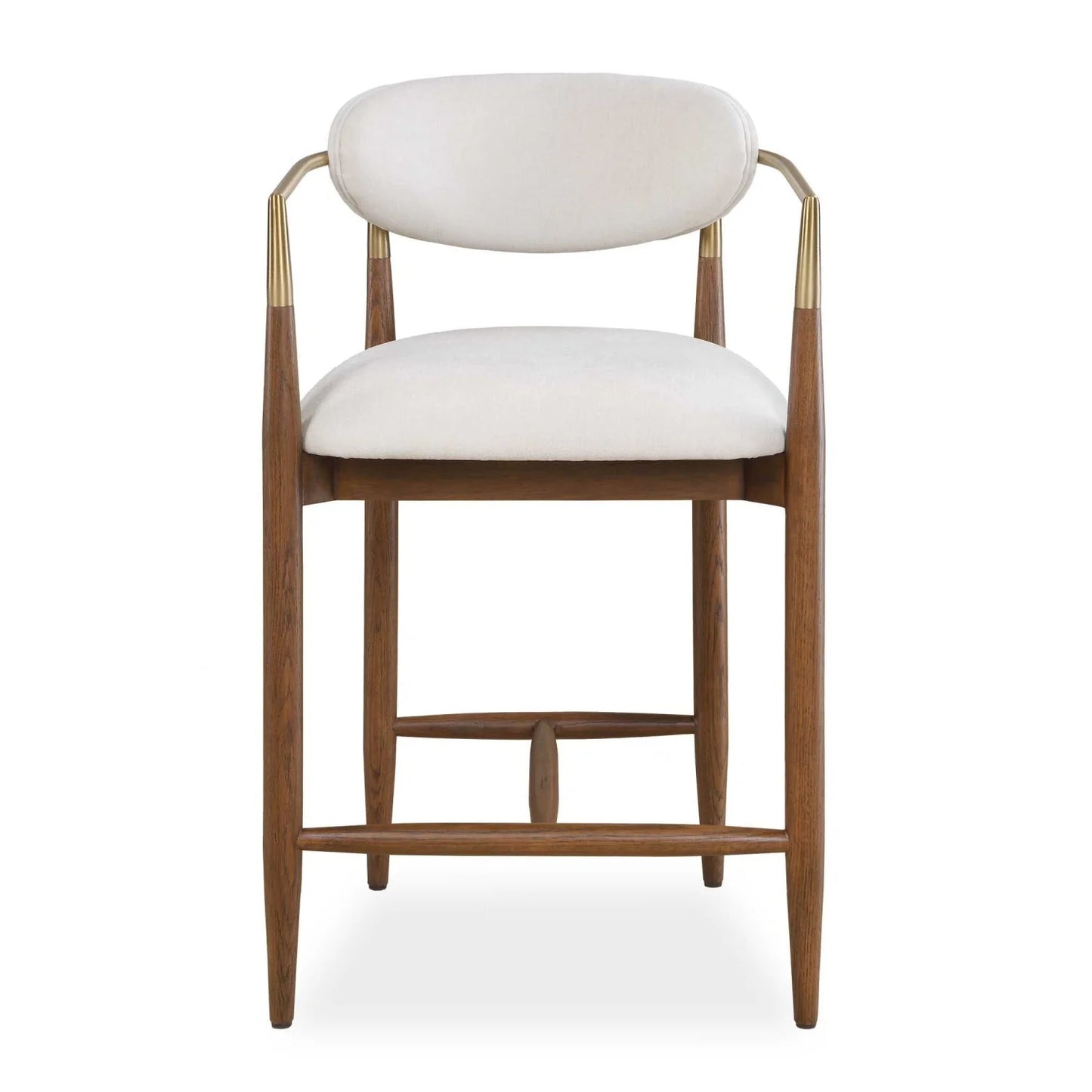 Luxury Upholstered Modern Counter Stool European Style for Villa