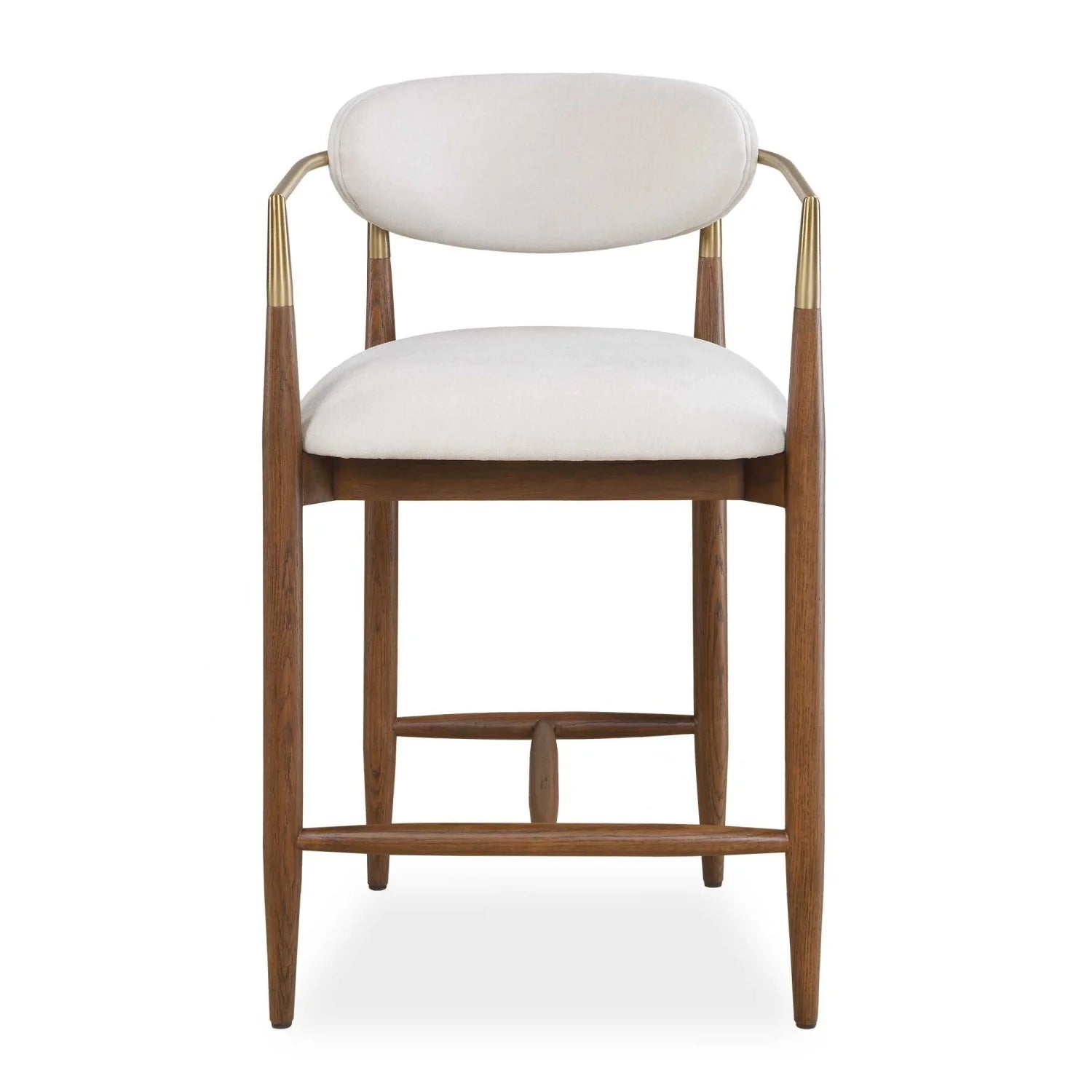 Luxury Upholstered Modern Counter Stool European Style for Villa