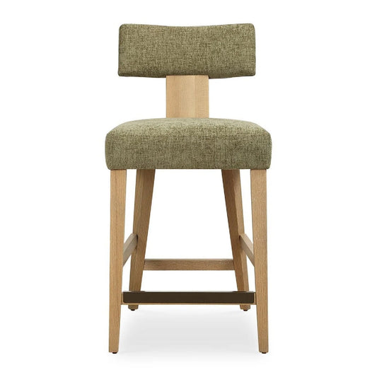 Luxury Upholstered Modern Counter Stool European Style for Villa