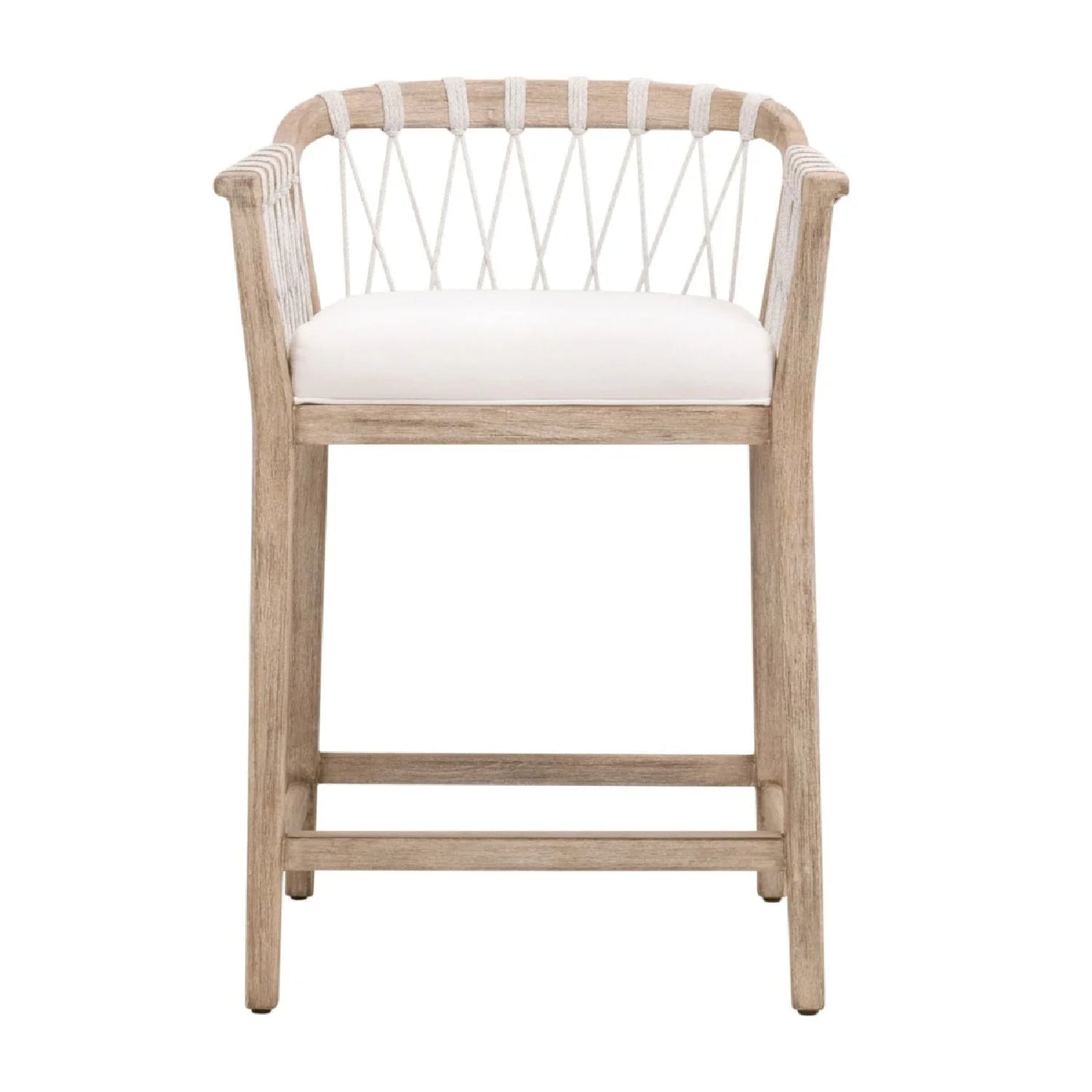 Luxury Upholstered Modern Counter Stool European Style for Villa