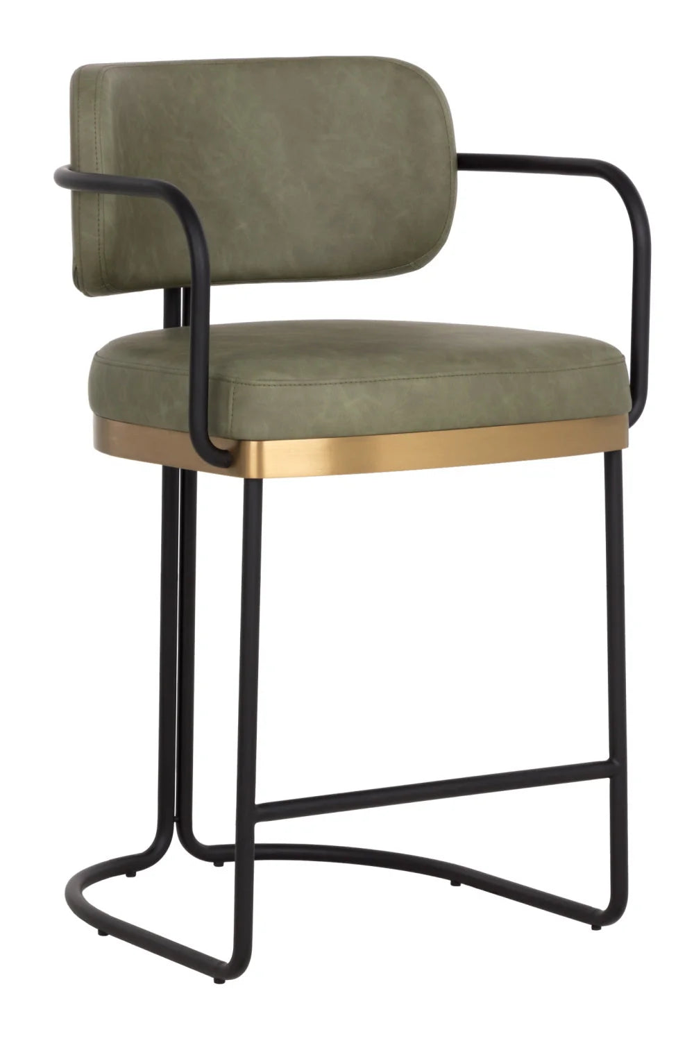 Luxury Upholstered Modern Counter Stool European Style for Villa