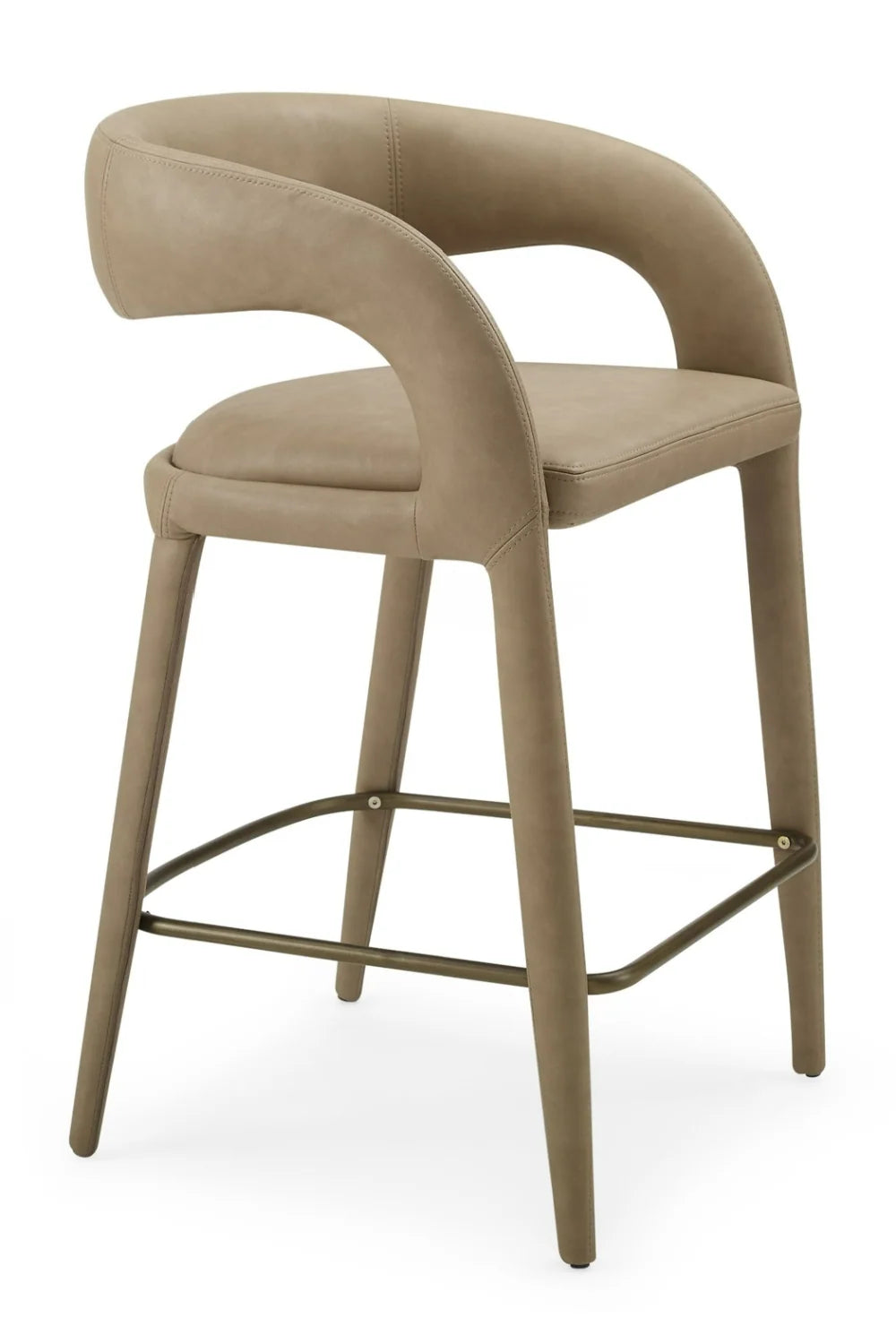 Luxury Upholstered Modern Counter Stool European Style for Villa