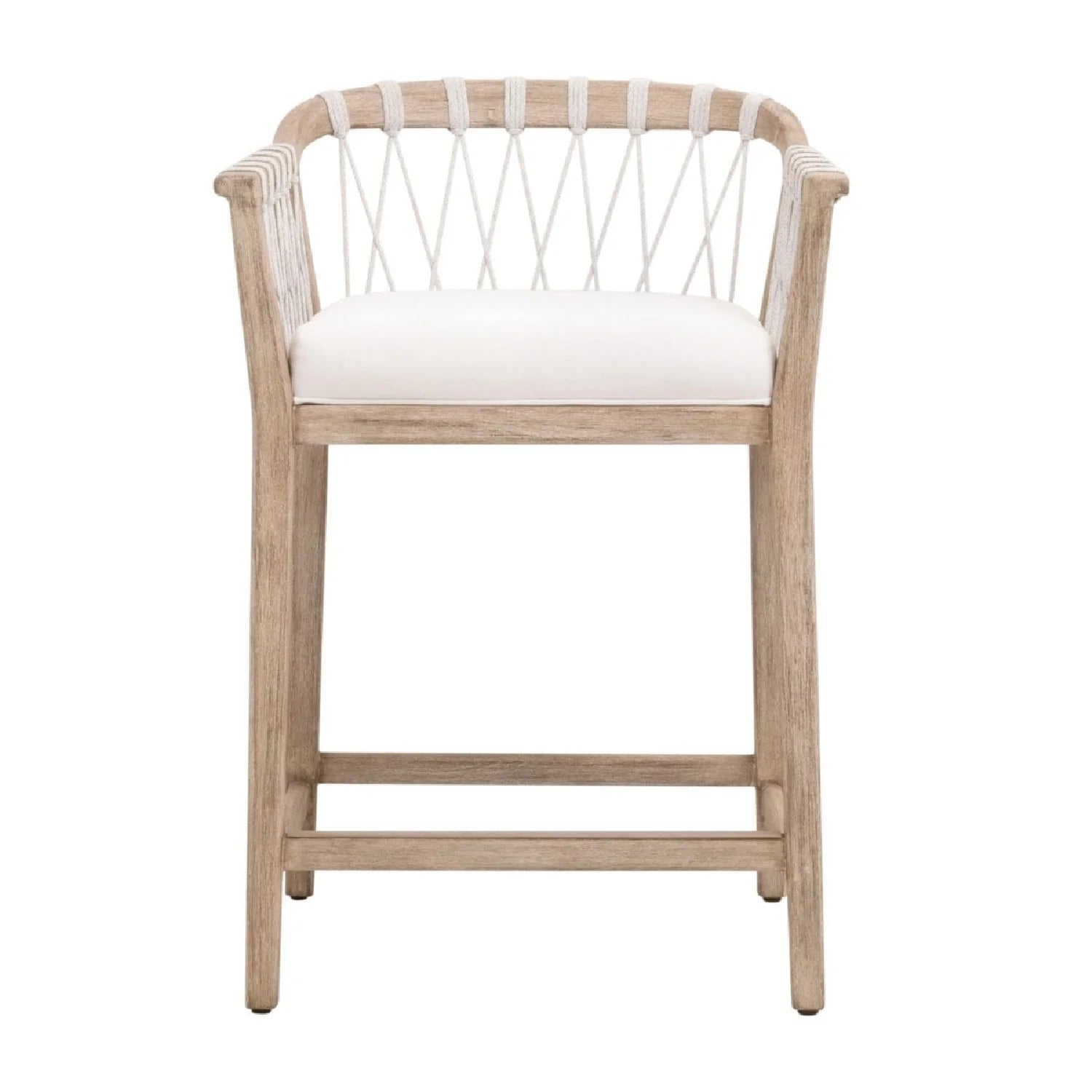 Luxury Upholstered Modern Counter Stool European Style for Villa