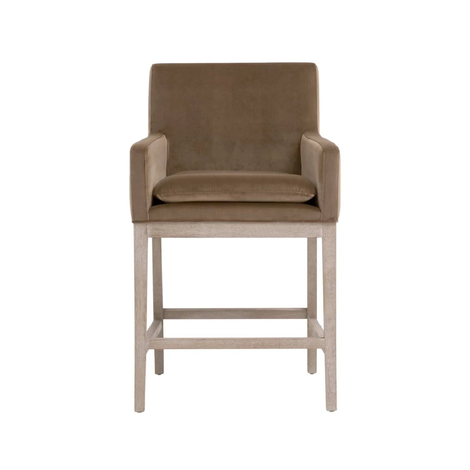 Luxury Upholstered Modern Counter Stool European Style for Villa