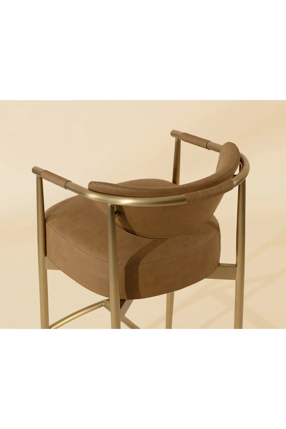 Luxury Upholstered Modern Counter Stool European Style for Villa