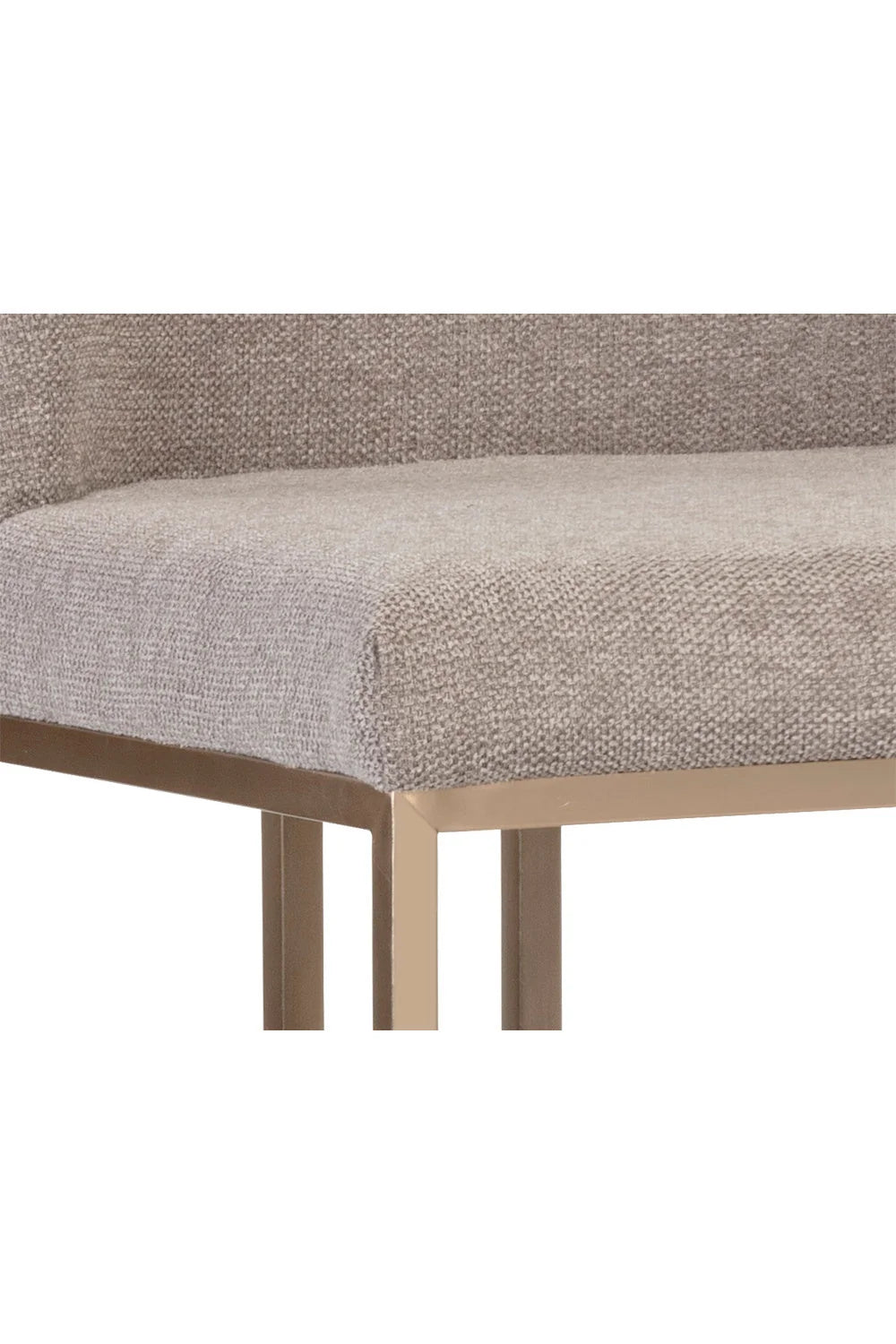 Luxury Upholstered Modern Counter Stool European Style for Villa