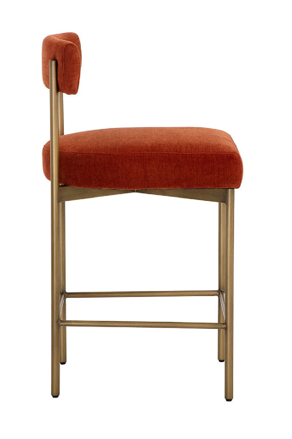 Luxury Upholstered Modern Counter Stool European Style for Villa