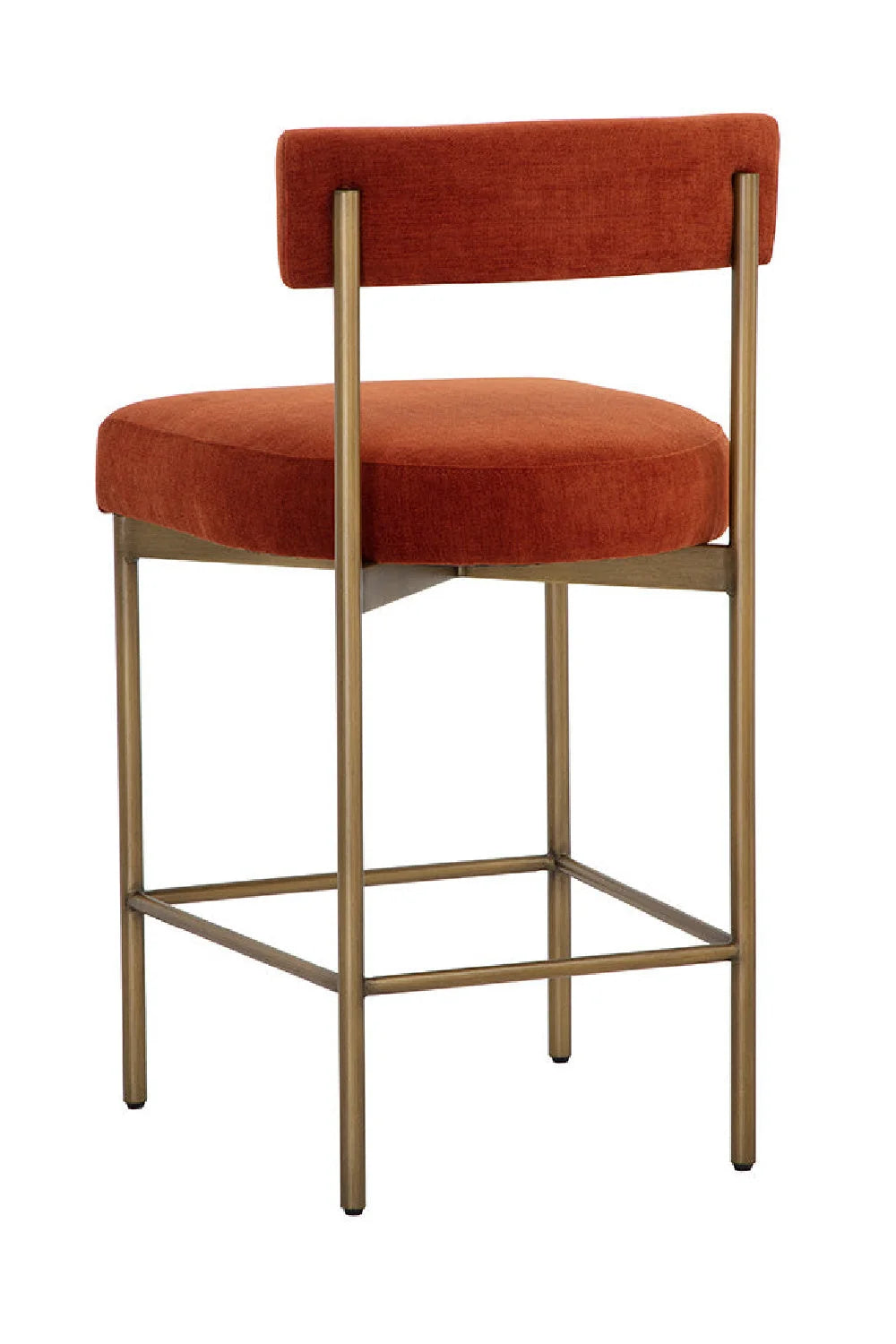 Luxury Upholstered Modern Counter Stool European Style for Villa