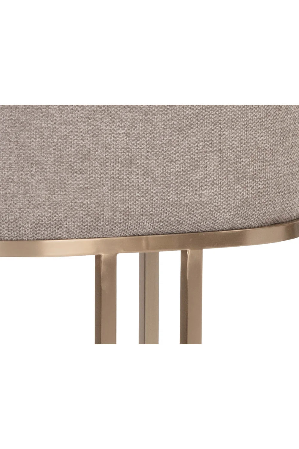 Luxury Upholstered Modern Counter Stool European Style for Villa