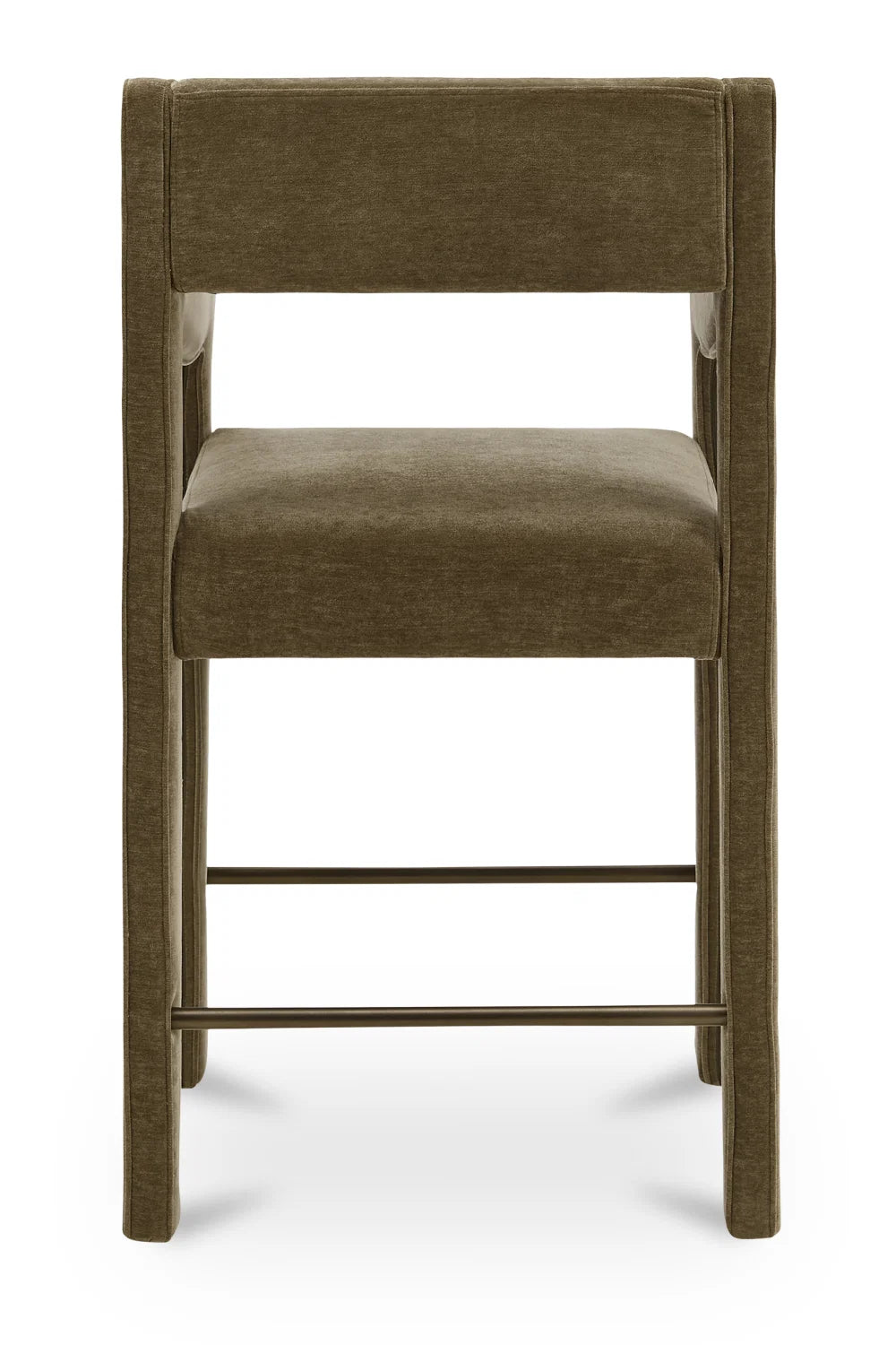 Luxury Upholstered Modern Counter Stool European Style for Villa