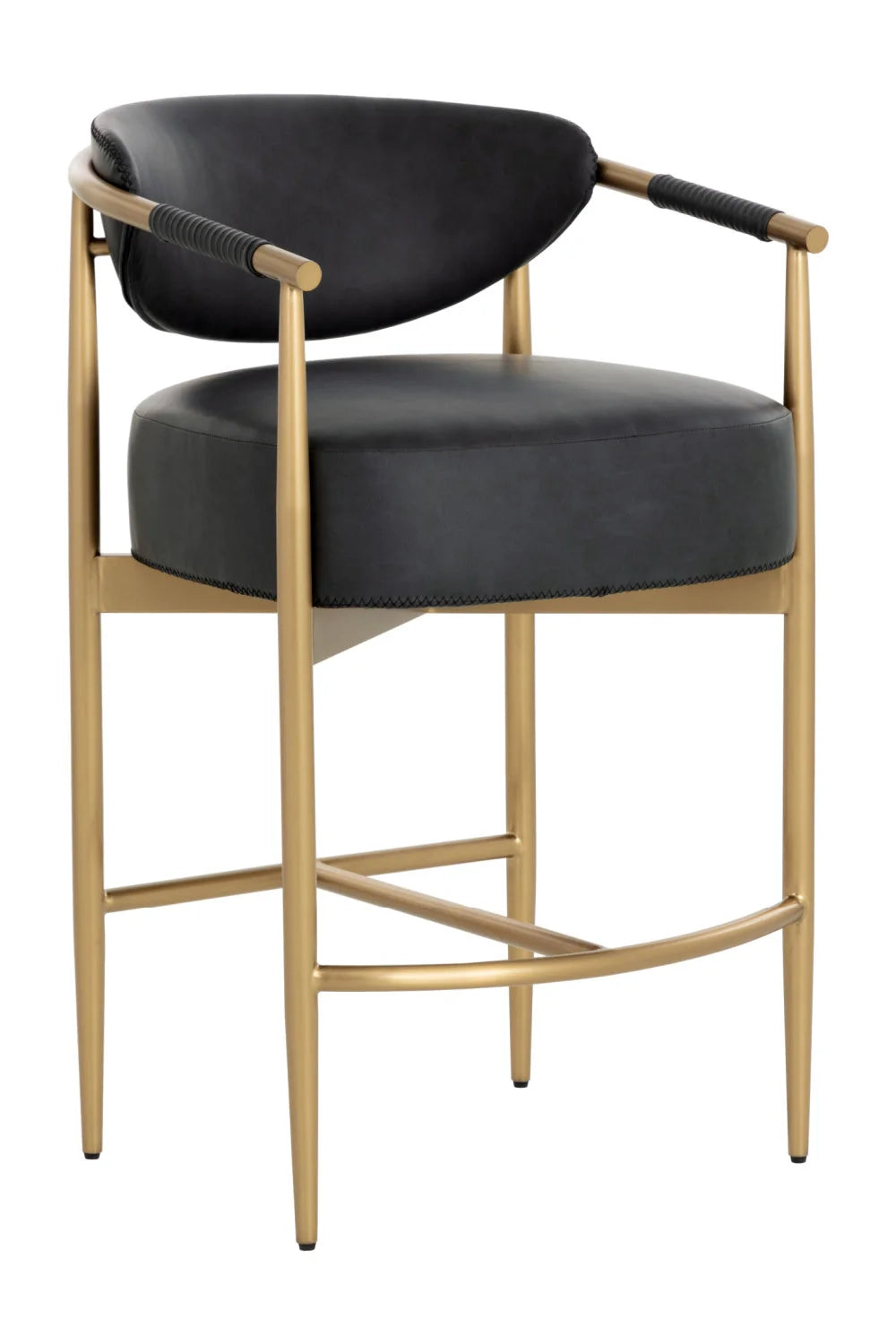 Luxury Upholstered Modern Counter Stool European Style for Villa