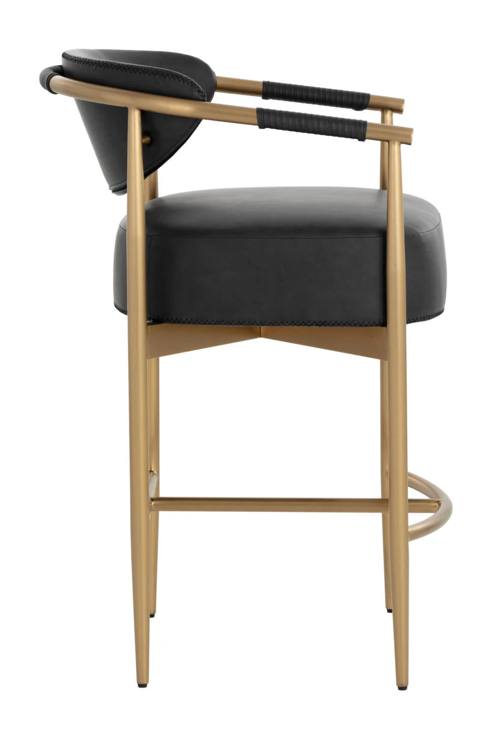 Luxury Upholstered Modern Counter Stool European Style for Villa