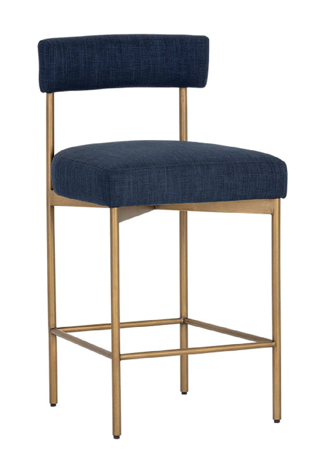 Luxury Upholstered Modern Counter Stool European Style for Villa