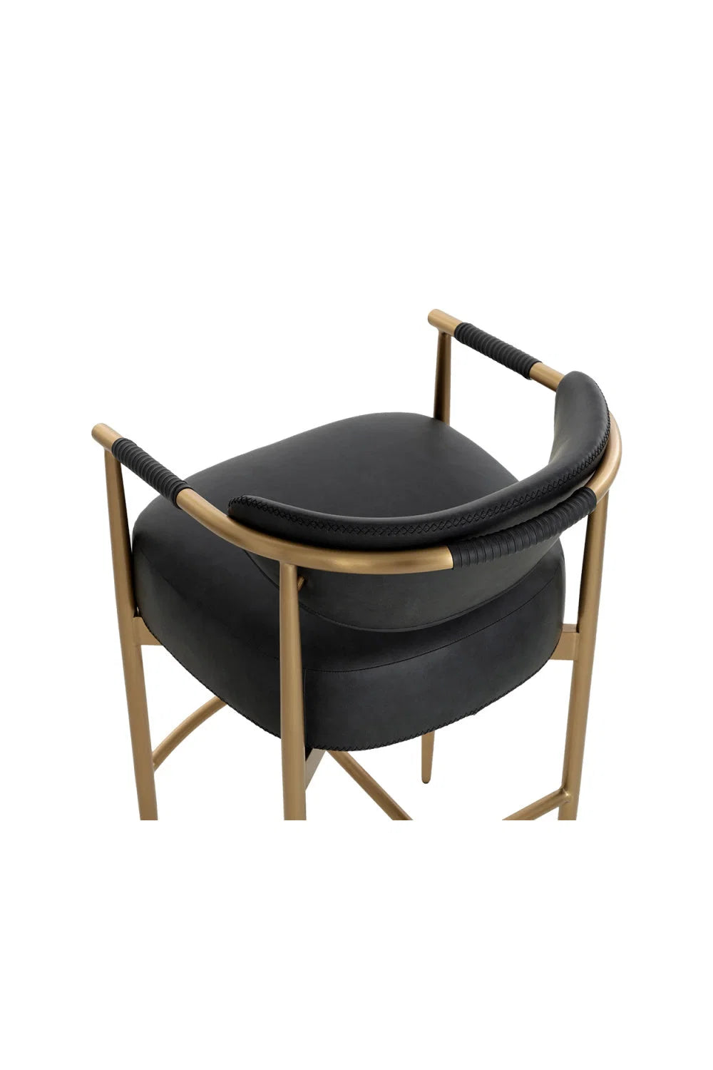 Luxury Upholstered Modern Counter Stool European Style for Villa