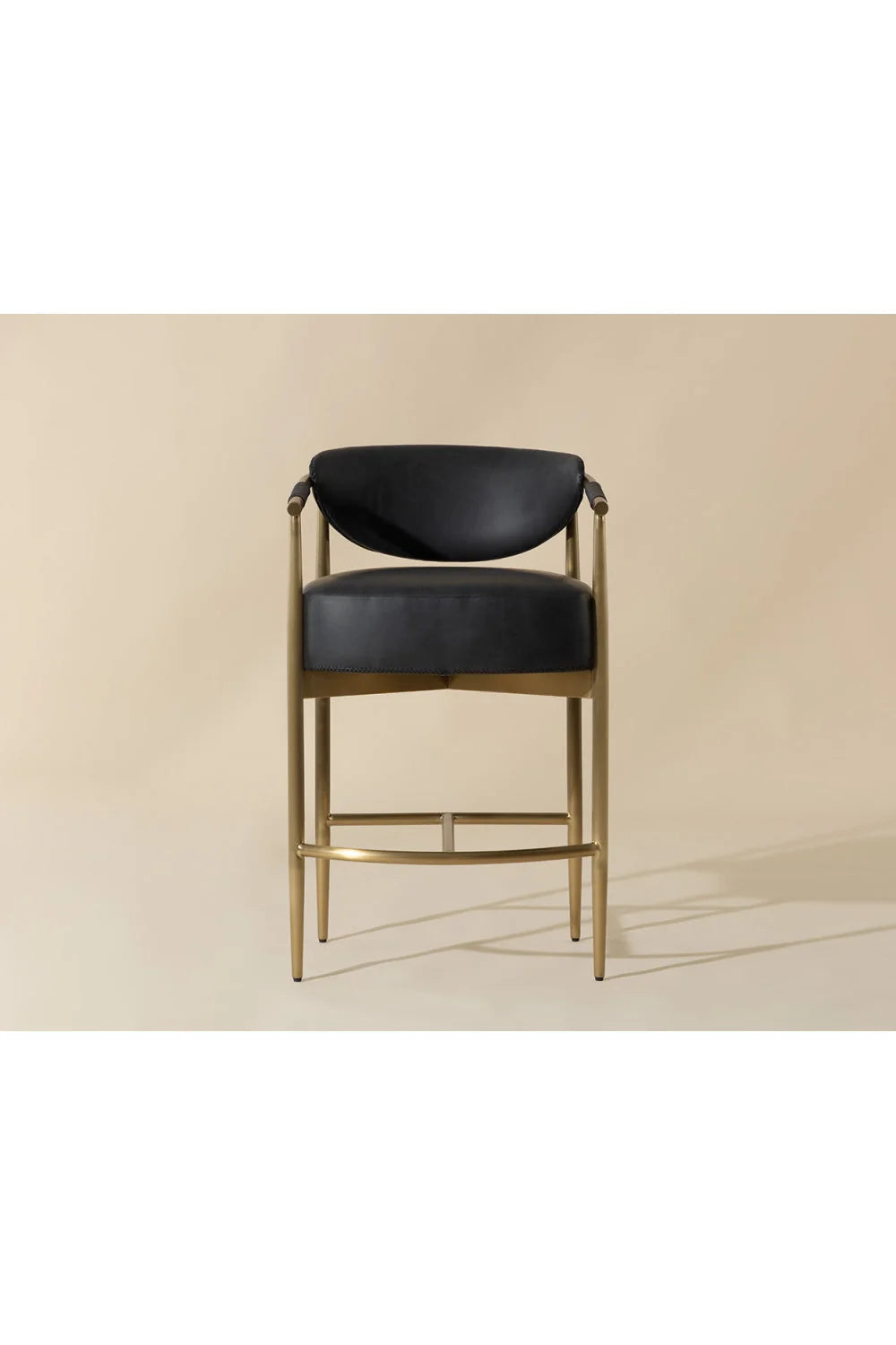 Luxury Upholstered Modern Counter Stool European Style for Villa