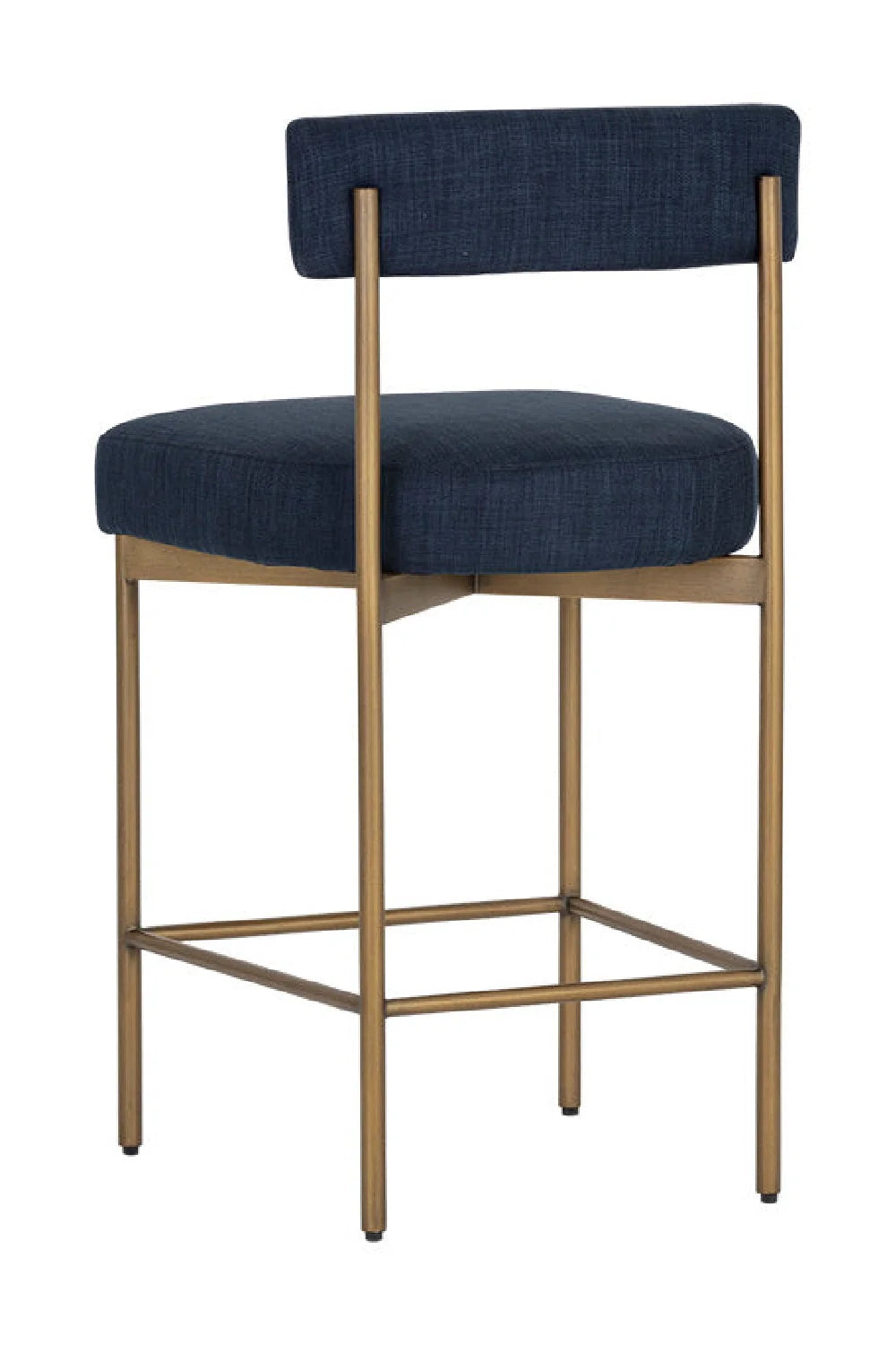 Luxury Upholstered Modern Counter Stool European Style for Villa