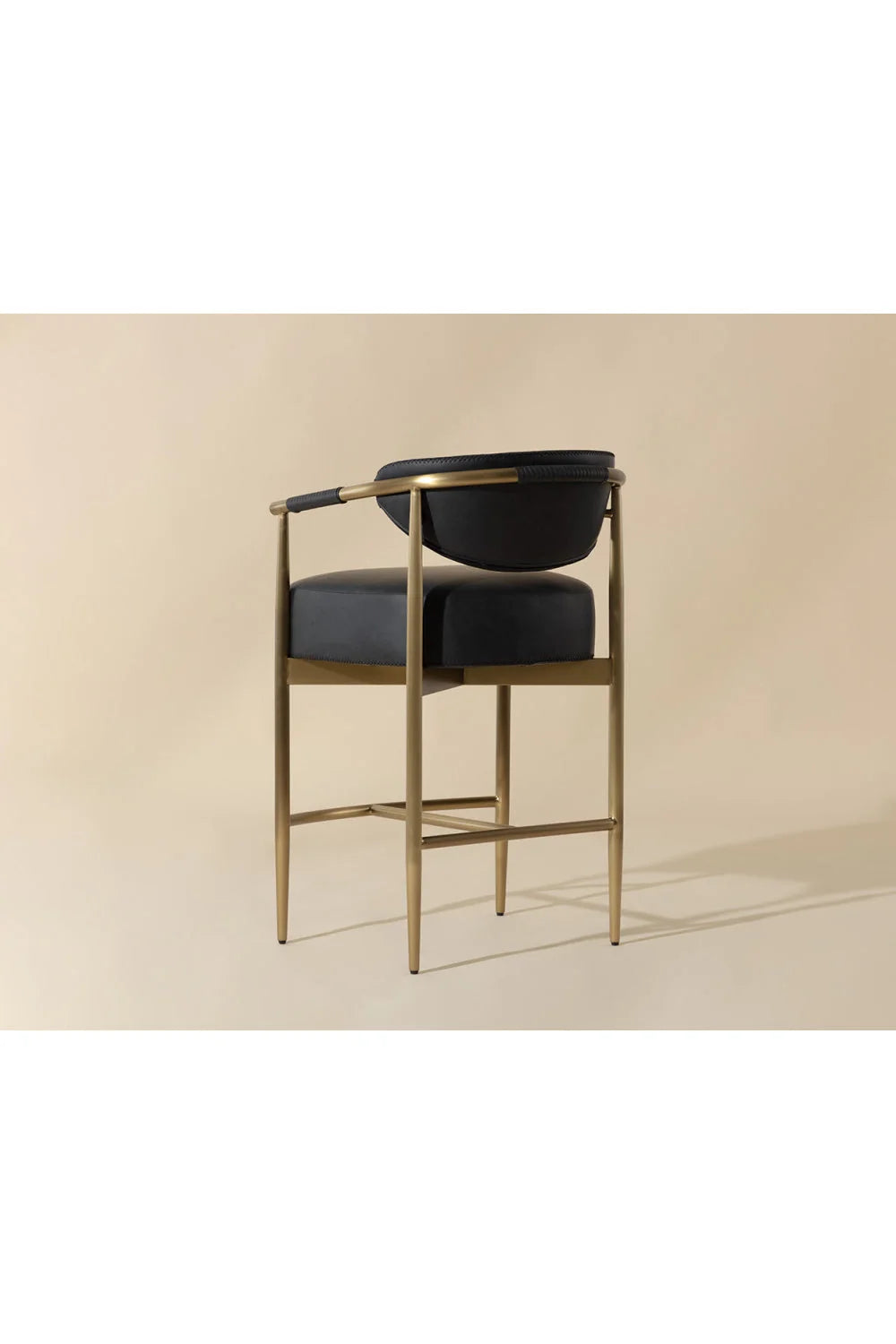 Luxury Upholstered Modern Counter Stool European Style for Villa