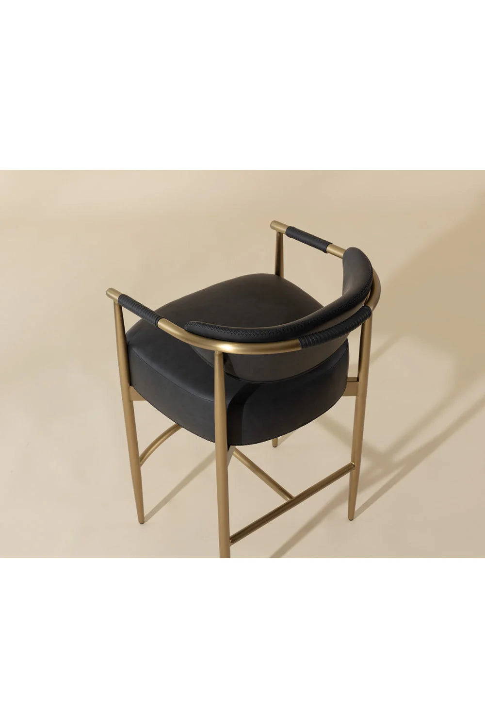 Luxury Upholstered Modern Counter Stool European Style for Villa