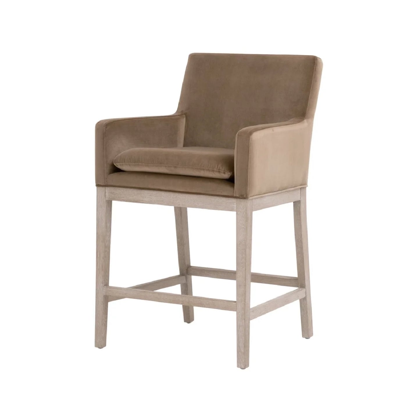 Luxury Upholstered Modern Counter Stool European Style for Villa