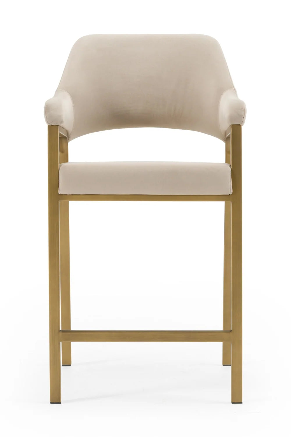 Luxury Upholstered Modern Counter Stool European Style for Villa