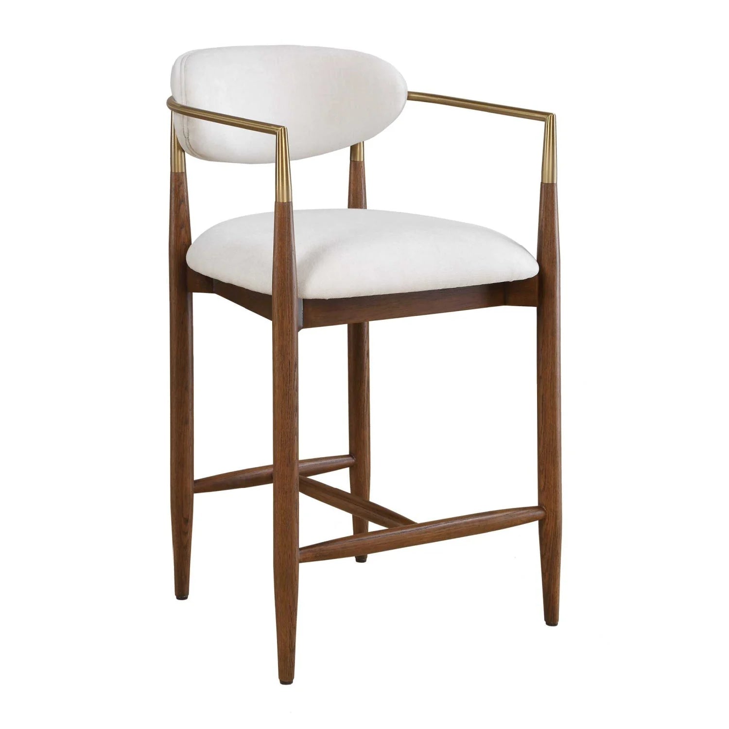 Luxury Upholstered Modern Counter Stool European Style for Villa