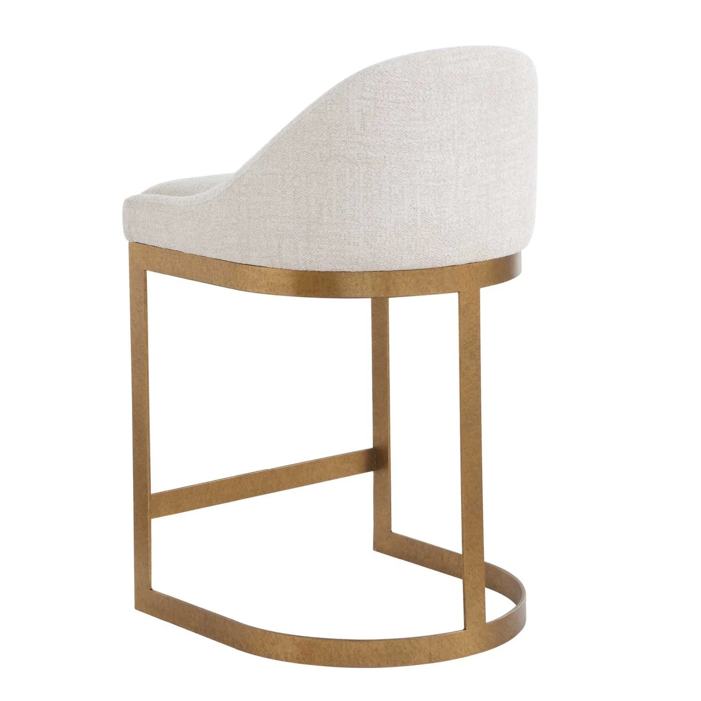 Luxury Upholstered Modern Counter Stool European Style for Villa
