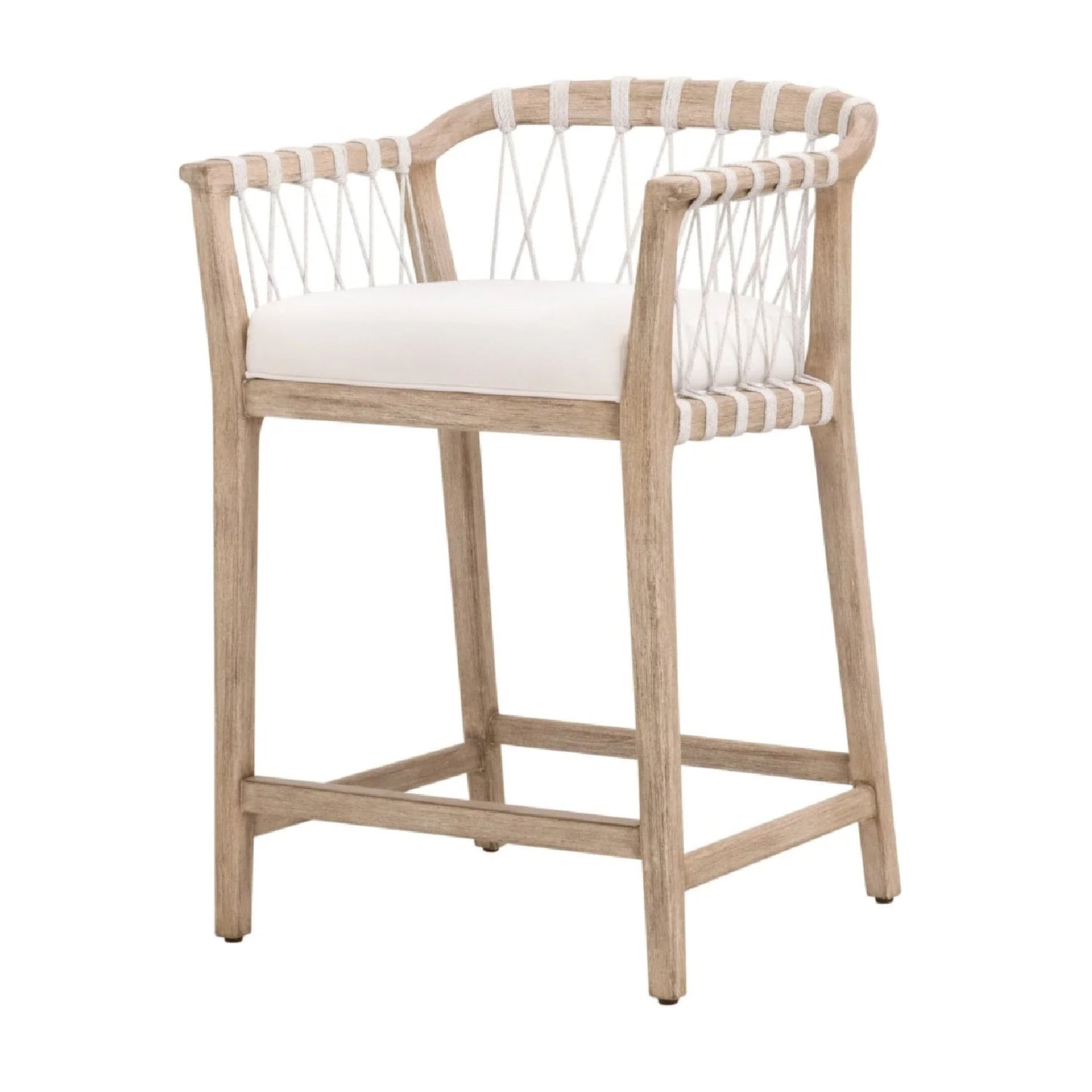 Luxury Upholstered Modern Counter Stool European Style for Villa