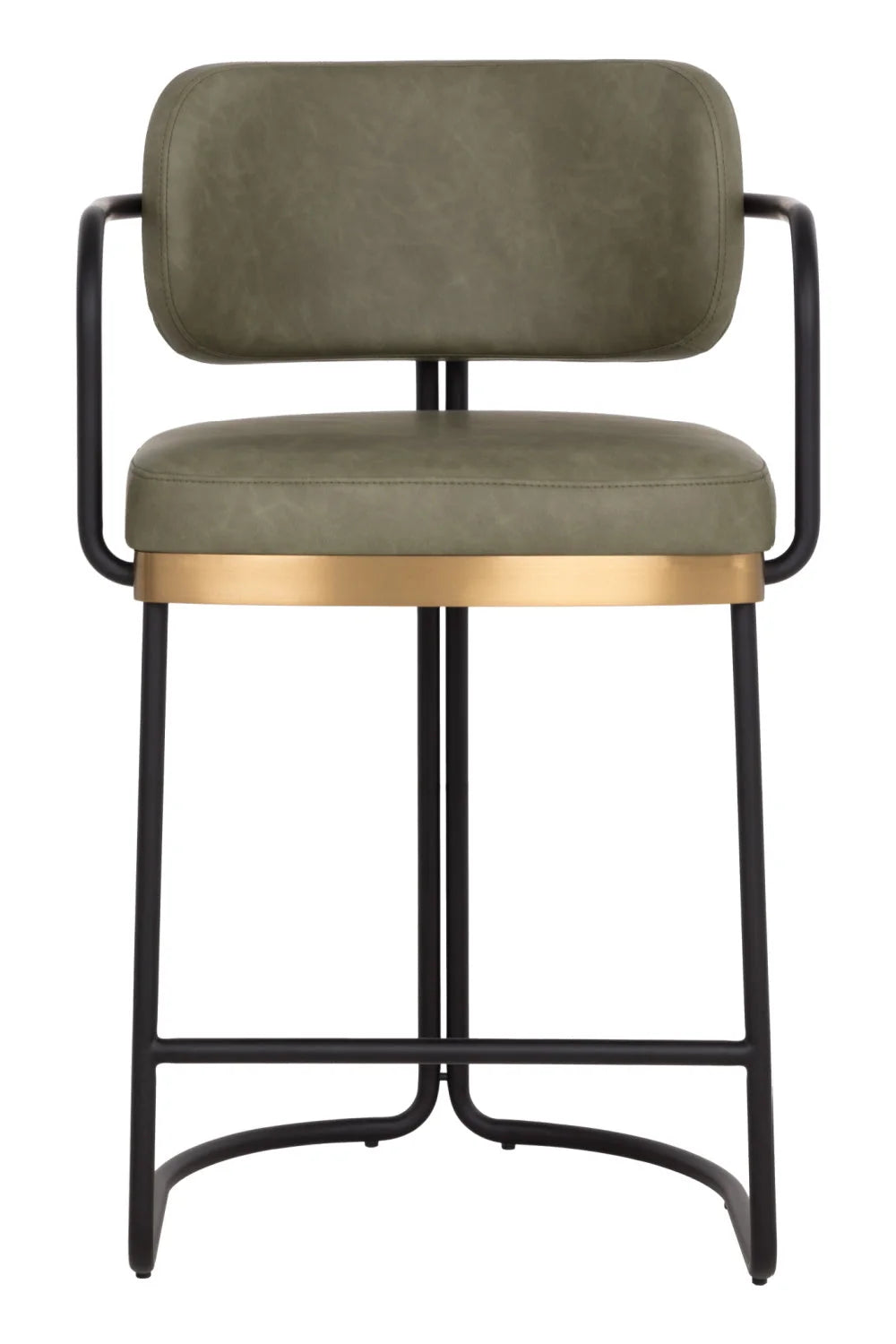 Luxury Upholstered Modern Counter Stool European Style for Villa