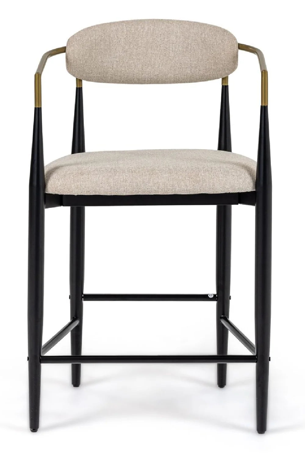 Luxury Upholstered Modern Counter Stool European Style for Villa