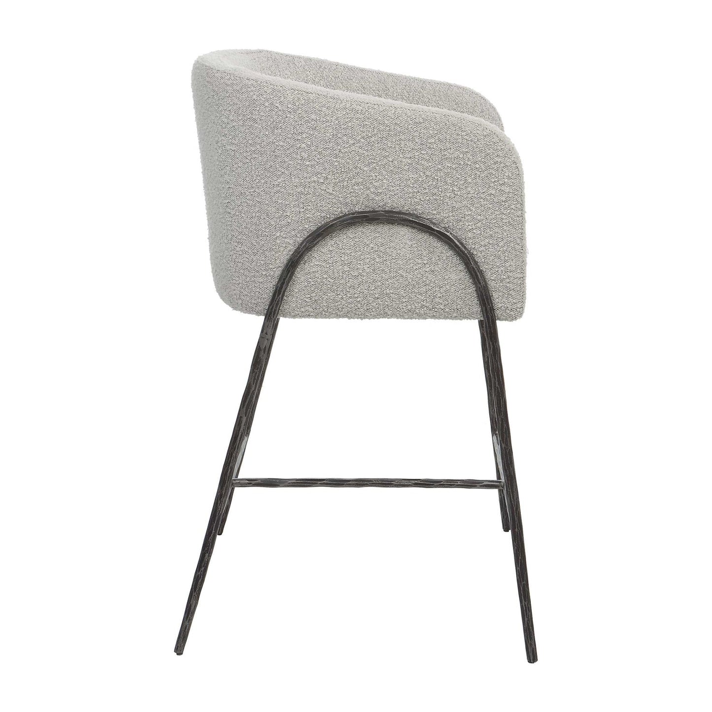 Luxury Upholstered Modern Counter Stool European Style for Villa