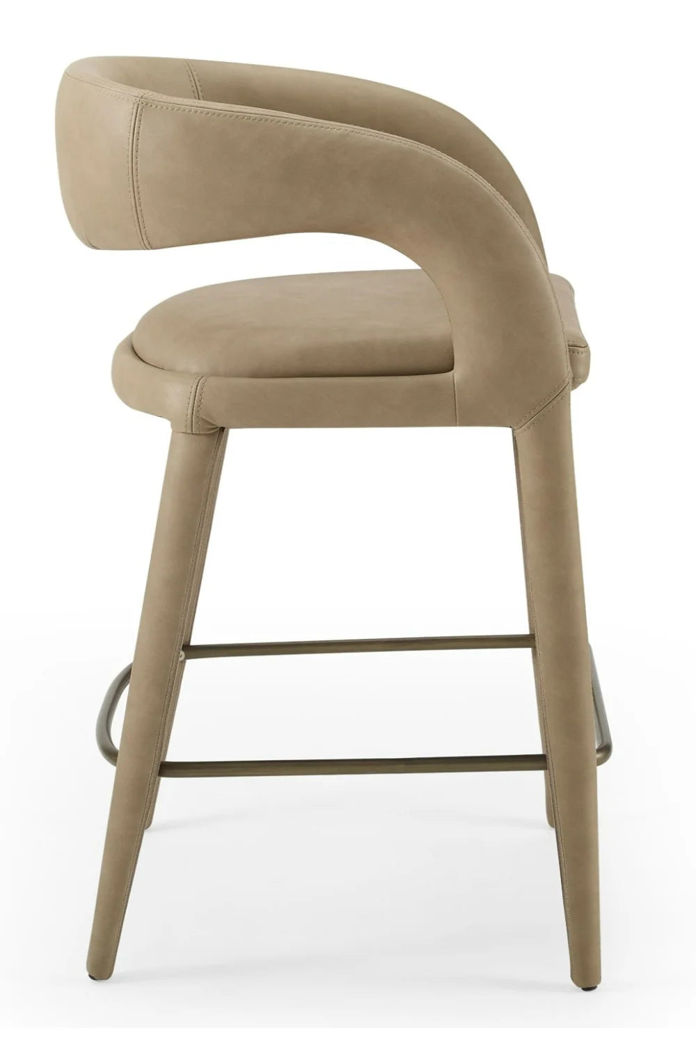 Luxury Upholstered Modern Counter Stool European Style for Villa