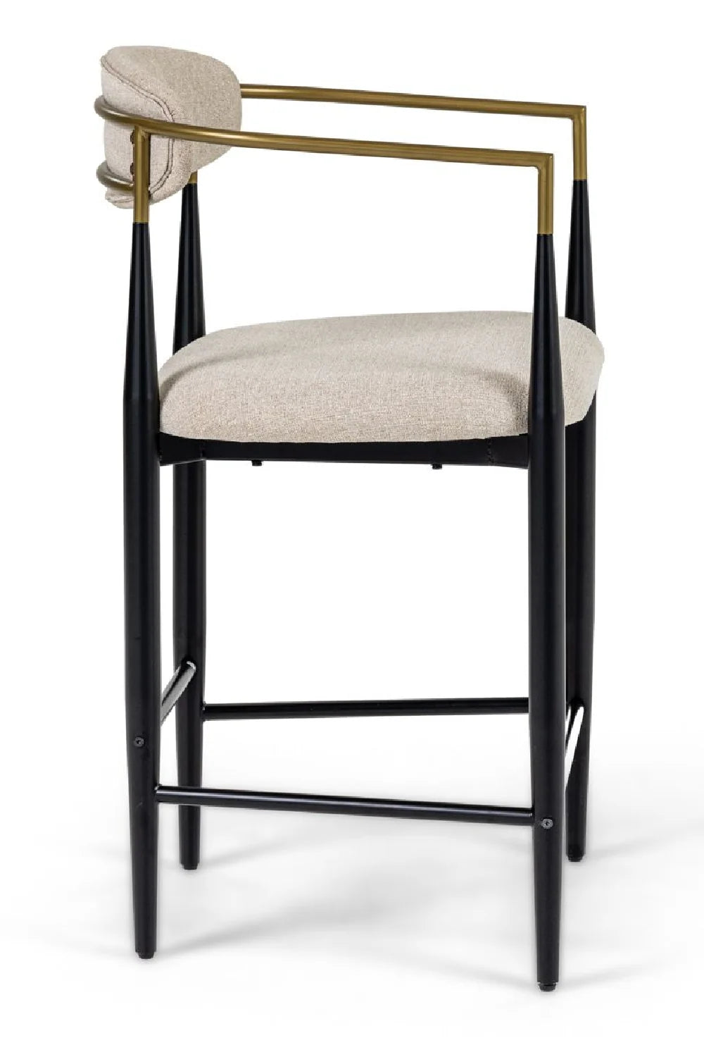 Luxury Upholstered Modern Counter Stool European Style for Villa