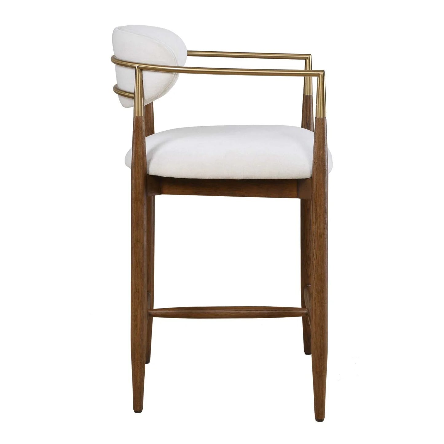 Luxury Upholstered Modern Counter Stool European Style for Villa