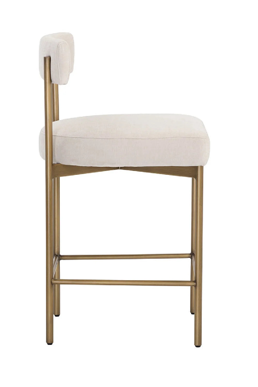 Luxury Upholstered Modern Counter Stool European Style for Villa