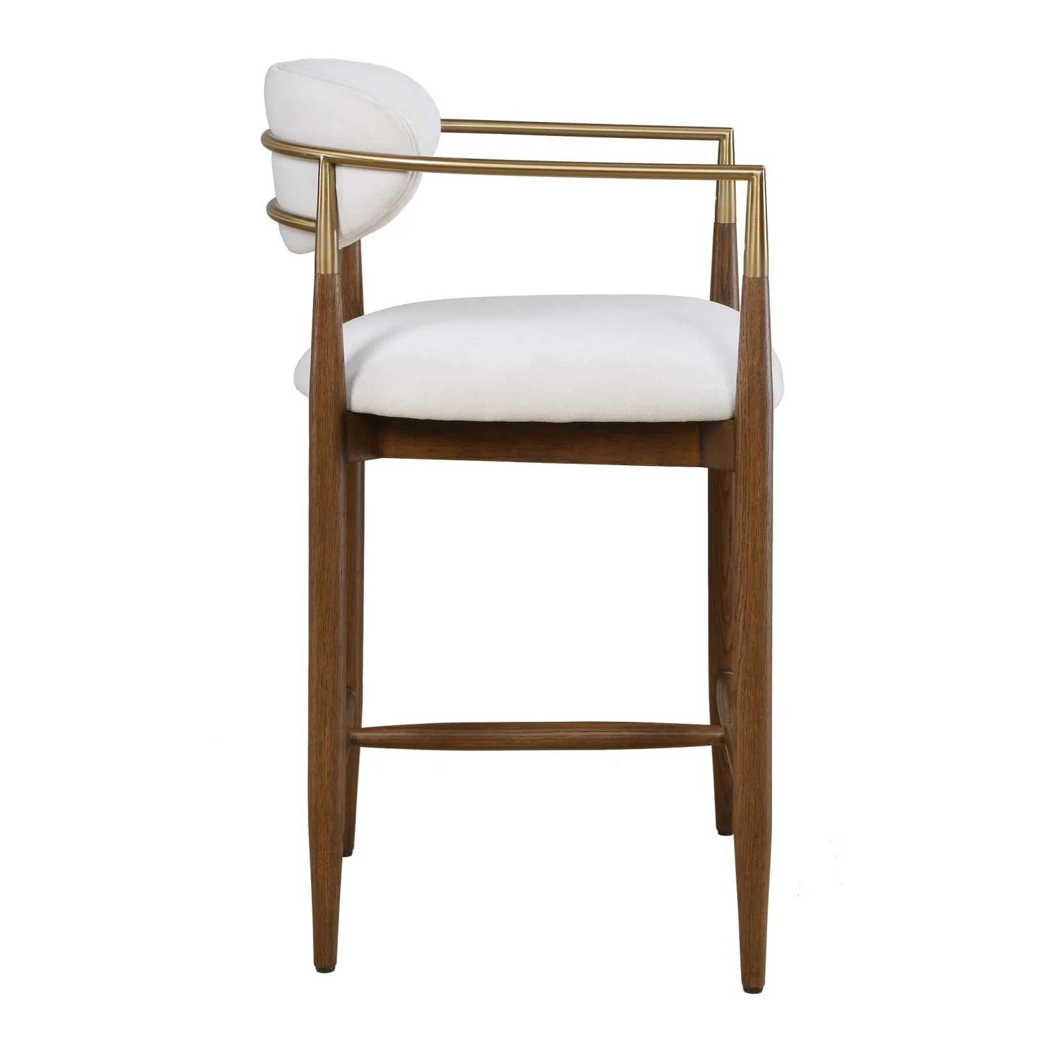 Luxury Upholstered Modern Counter Stool European Style for Villa